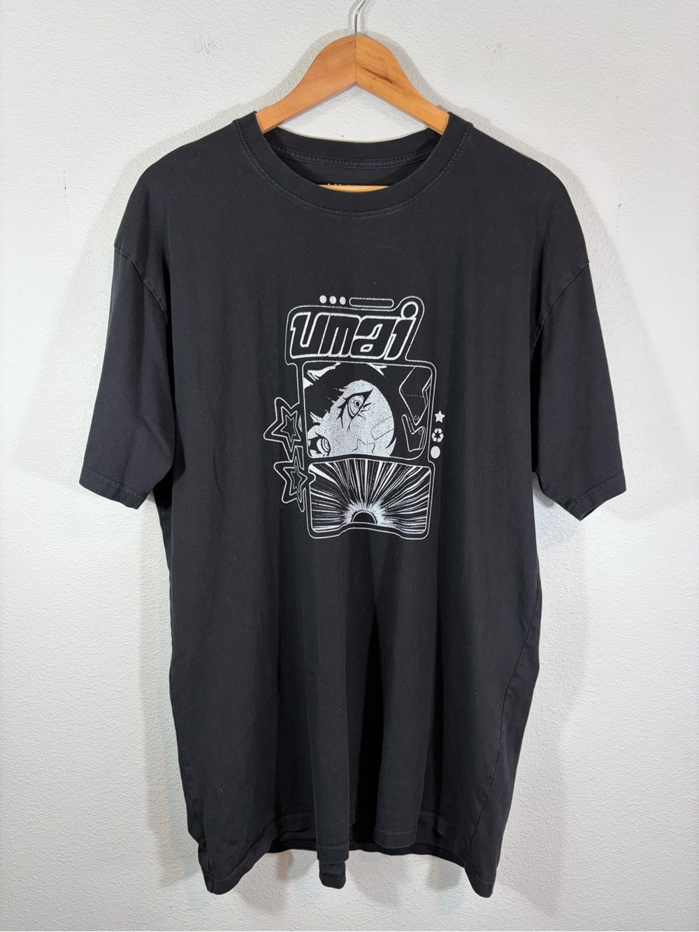 Umai Black Graphic Anime T-Shirt